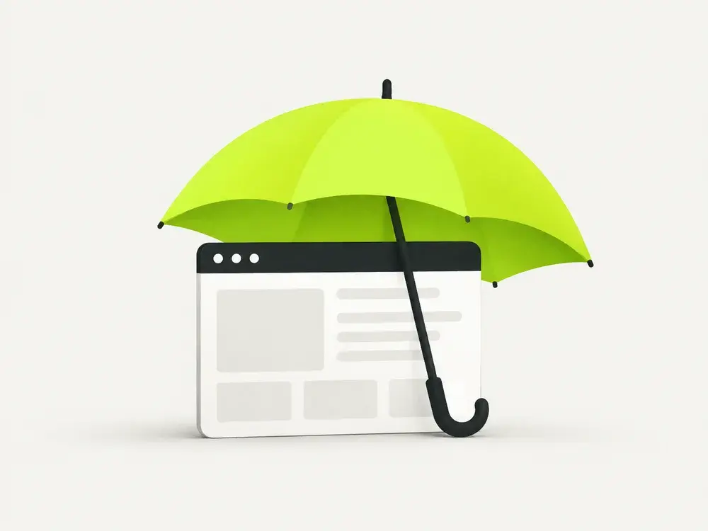 Illustration of website care