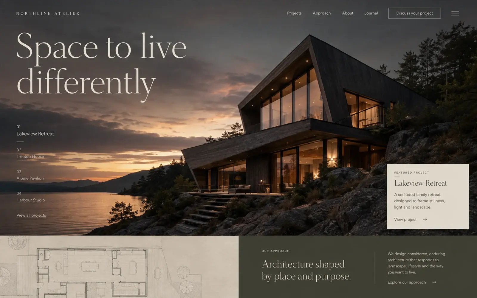 Northline Atelier: architecture & interior design design concept