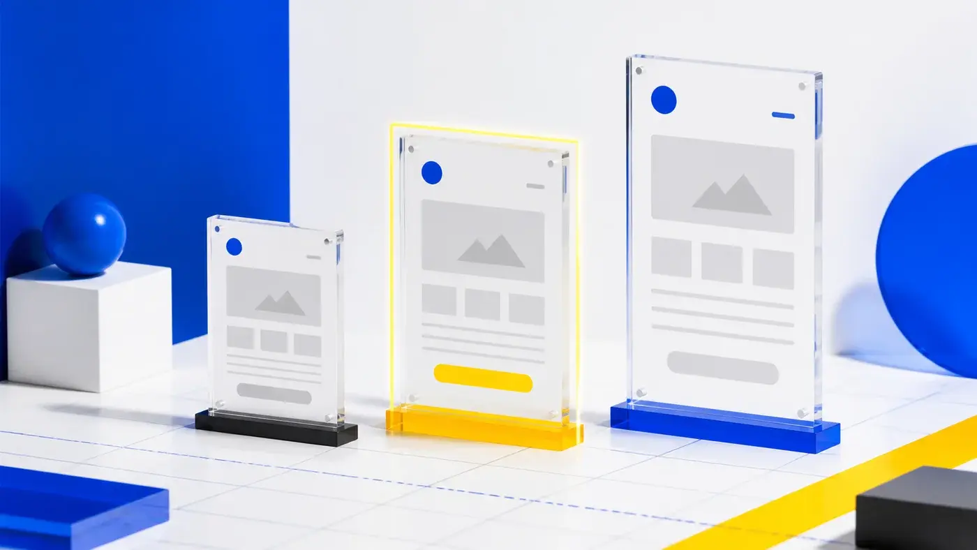 Editorial artwork about the cost of a small business website