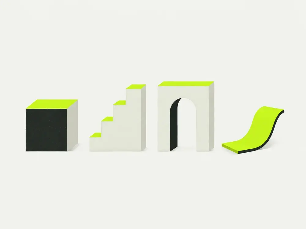 Editorial artwork comparing three approaches to building a website