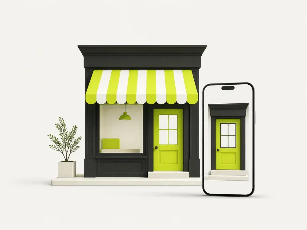 Illustration of business websites