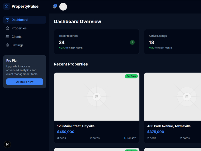PropertyPulse Dashboard